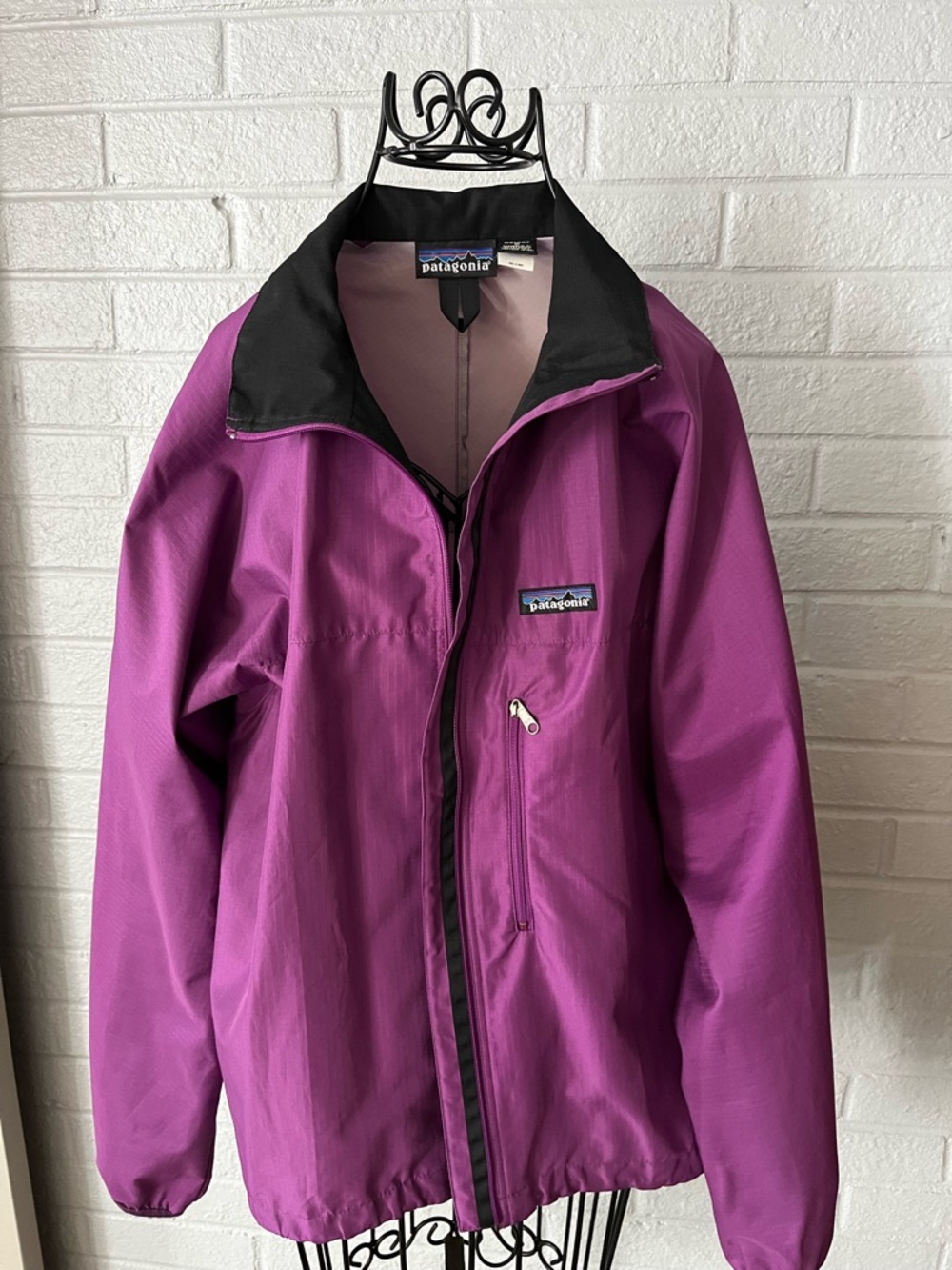 Patagonia Women's Purple Jacket with Black Trim